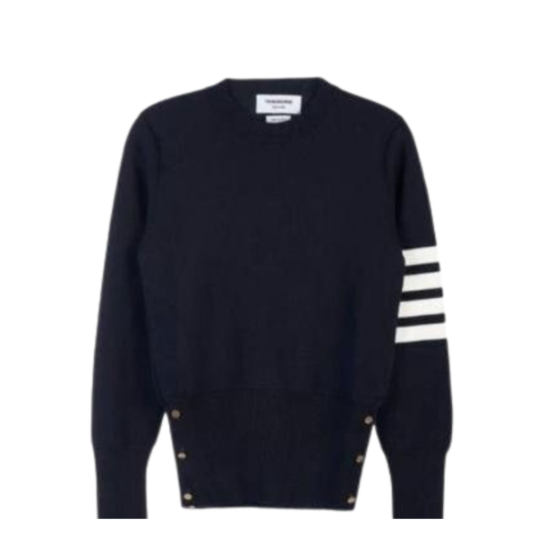 4바 스트라이프 밀라노스티치 니트