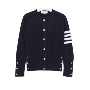 톰브라운 25SS 사선완장 클래식 캐시미어 크루넥 여성 가디건