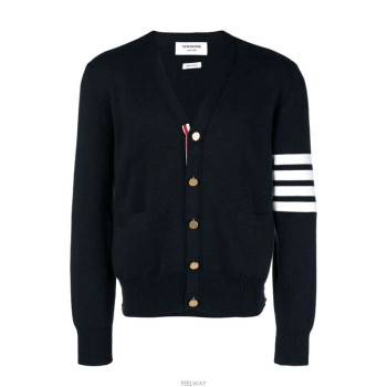 톰브라운 밀라노 스티치 사선 가디건