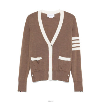 톰브라운 여성 울 가디건