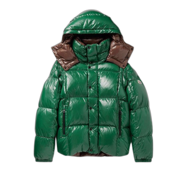 몽클레어 PARANA LOGOAPPLIQUED 퀼팅 나일론 후드