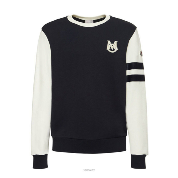 몽클레어 아르키비오 스트라이프 컬러블록 스웨트셔츠