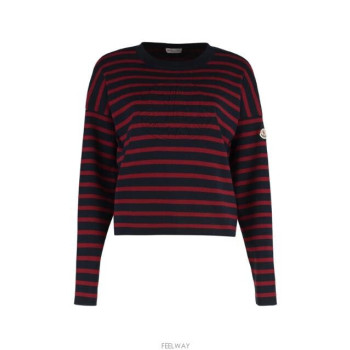 MONCLER 몽클레어 네이비 스트라이프 니트