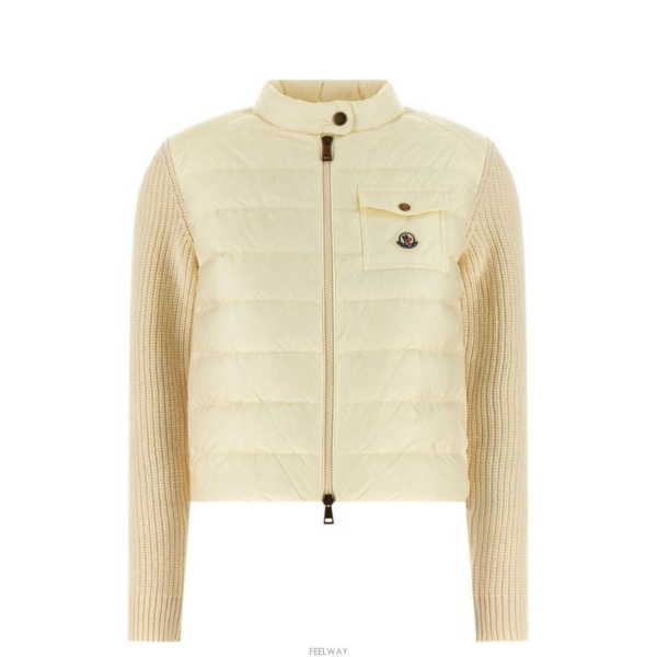 몽클레르 숏 패디드 가디건