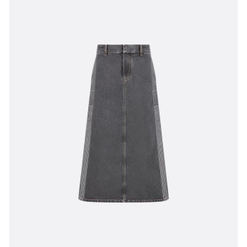 DiorAlps 레귤러 핏 미디 스커트