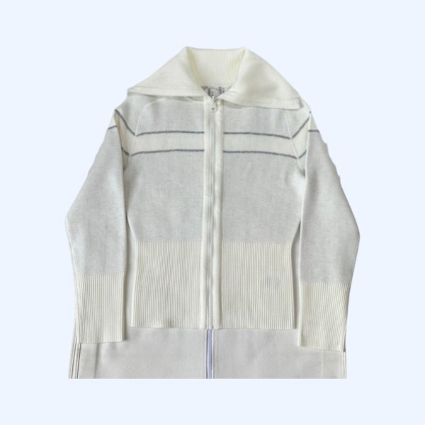 [ Dior ] 디올 세일러 카라 니트 집업