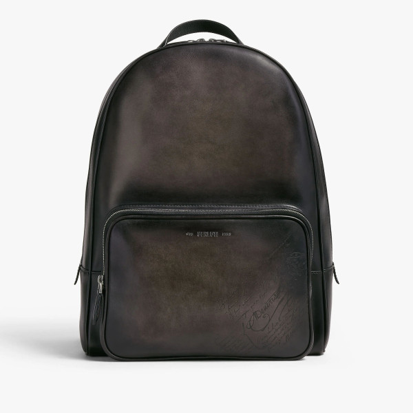 타임 오프 스크리토 스와이프 레더 백팩