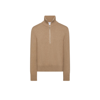 기스 인타르시아 메리노 울 목 넥 풀오버