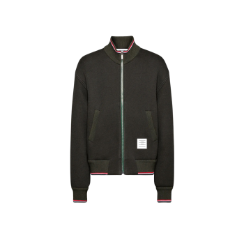 _루프백 오버사이즈 RWB 스트라이프 재킷