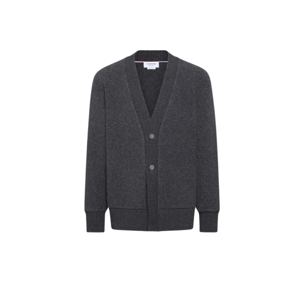 울 플리스 오버사이즈 브이넥 카디건