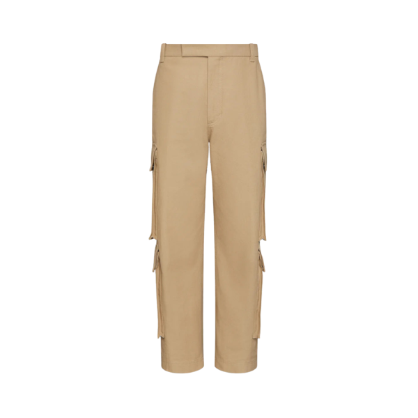 워시드 코튼 유틸리티 치노 카고 팬츠