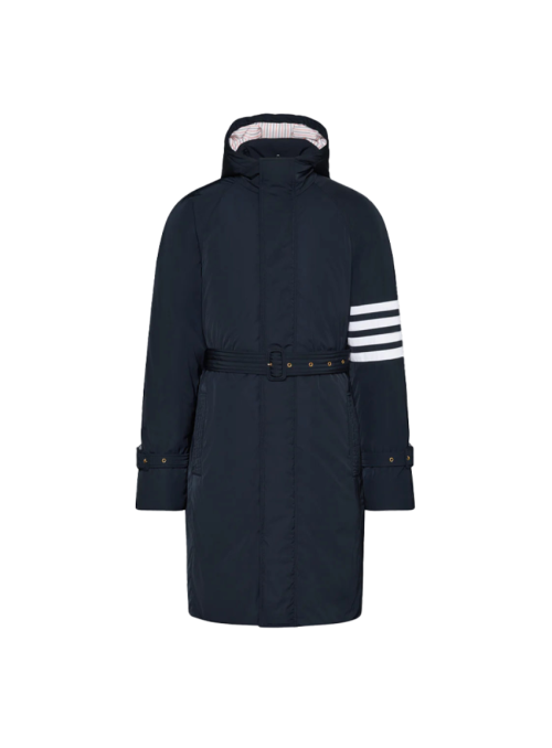 폴리 트윌 4-바 다운필 파카