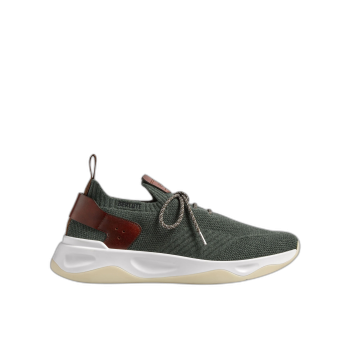 쉐도우 캐시미어 & 레더 스니커즈