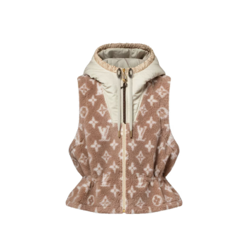 모노그램 플리스 질레