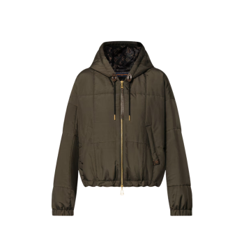 퀼티드 집업 재킷