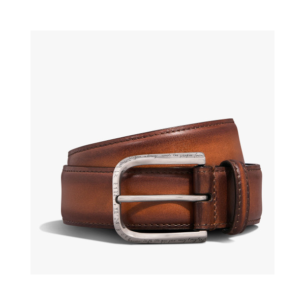 커브 레더 벨트 - 35mm 