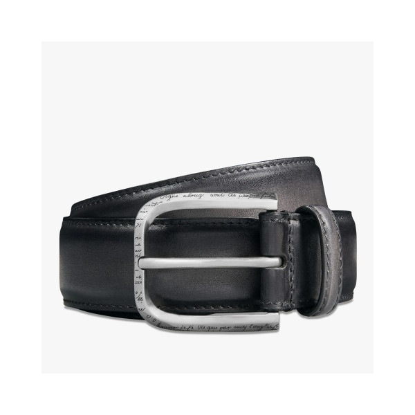 커브 레더 벨트 - 35mm