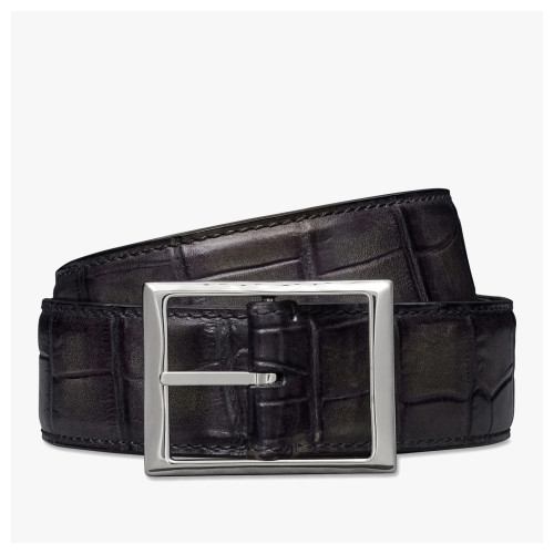 클래식 엘리게이터 레더 35mm 리버시블 벨트