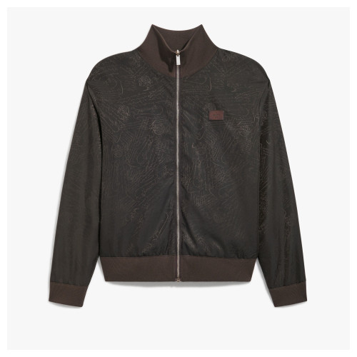 양면 울 & 스크리토 나일론 트랙수트 블루종