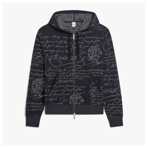 클래식 스크리토 집업 후디