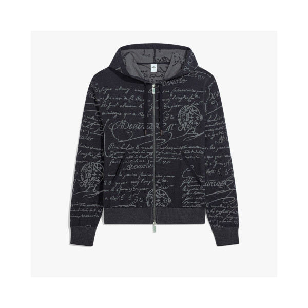 클래식 스크리토 집업 후디