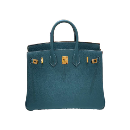 에르메스 버킨 25 르투르네 데님 블루 골드 하드웨어