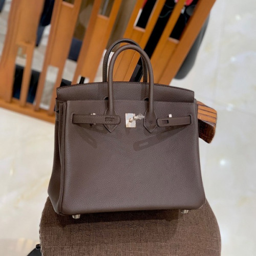 에르메스 버킨 25 르투르네 초코 브라운 실버 하드웨어