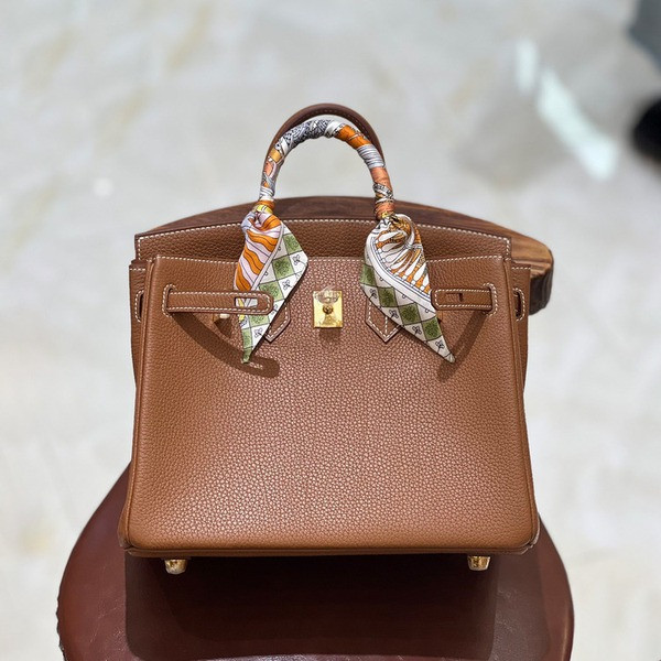 에르메스 버킨 25 르투르네 골든 브라운 골드 하드웨어