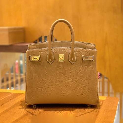 에르메스 버킨 25 르투르네 골드 브라운 골드 하드웨어