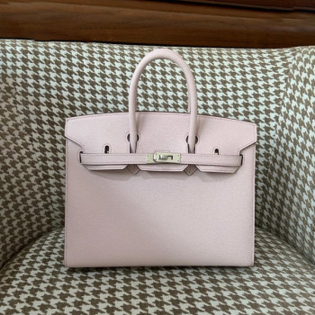 에르메스 버킨 25 셀리에 판타지 핑크 퍼플 실버 하드웨어