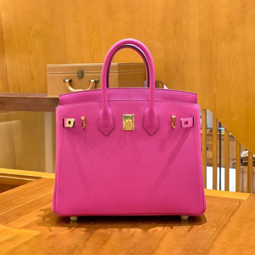 에르메스 버킨 25 르투르네 매그놀리아 핑크 골드 하드웨어