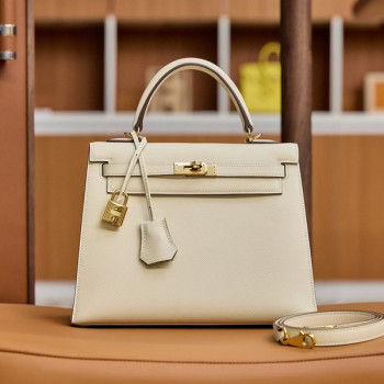 에르메스 켈리 25 셀리에 나타 골드 하드웨어