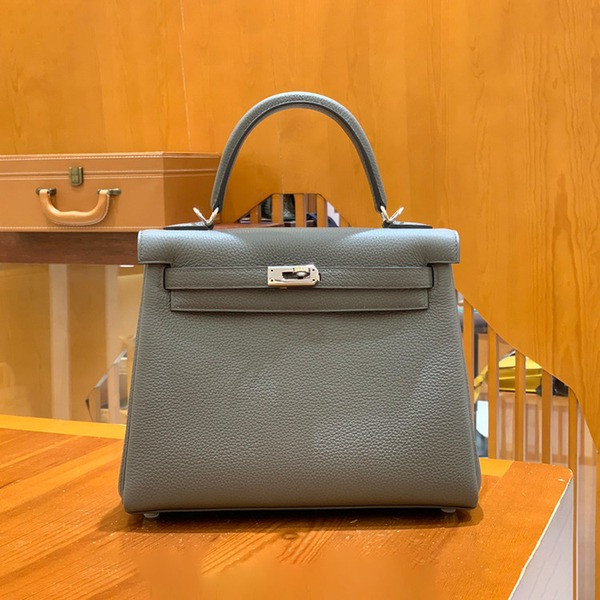 에르메스 켈리 25 르투르네 퓨터 그레이 실버 하드웨어