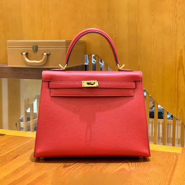 에르메스 켈리 25 셀리에 하트 레드 골드 하드웨어