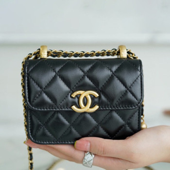 샤넬 더블 골드볼 미니 WOC 