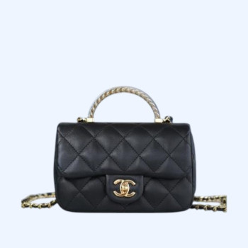 샤넬 24P최신 클래식 탑핸들 뉴미니