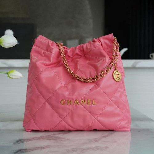 샤넬 22백 미디엄 코랄