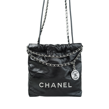 샤넬 22백 미니 블랙 은장