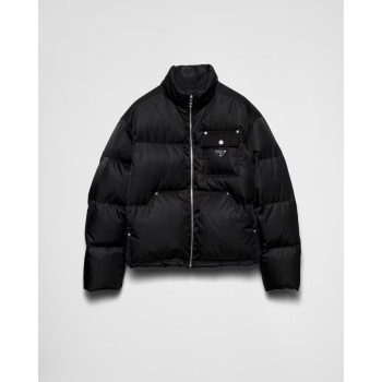 리나일론 크롭 다운 재킷