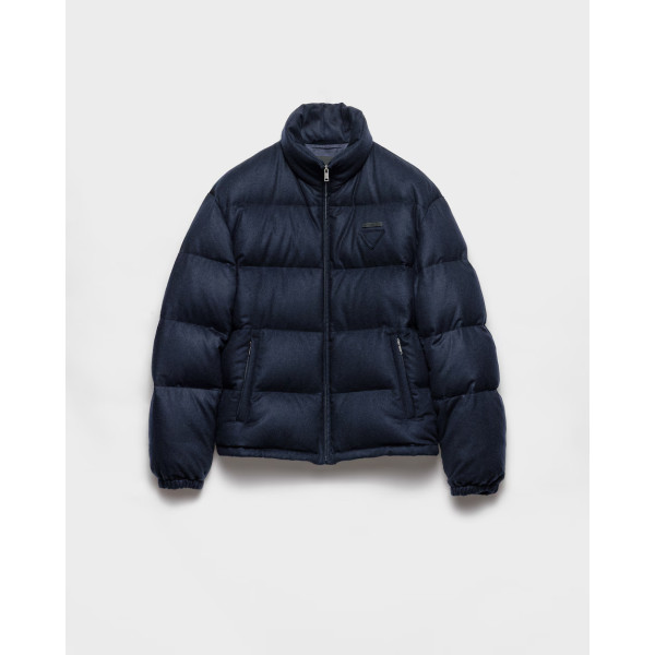 중량 캐시미어 다운 재킷