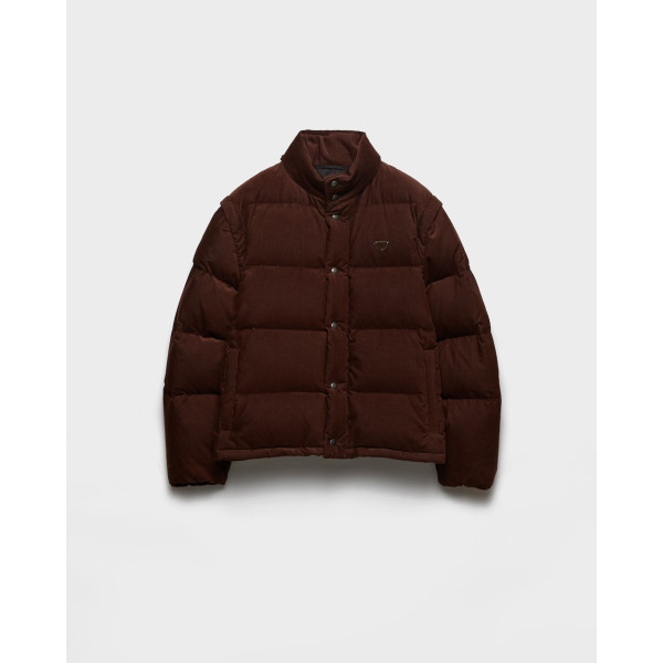 중량 코듀로이 다운 재킷