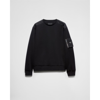 코튼 플리스 및 리나일론 스웨트셔츠