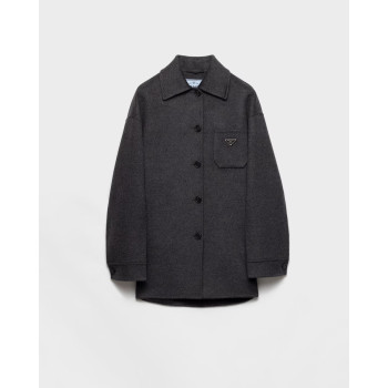 싱글브레스트 더블 캐시울 카방 재킷