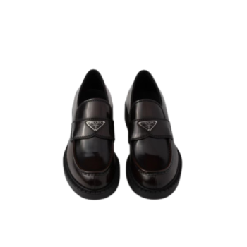 BandiView_초콜릿 브러시드 가죽 로퍼