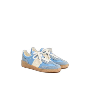 업빌리지 스플릿 가죽 & 나파 송아지 가죽 로우탑 스니커즈