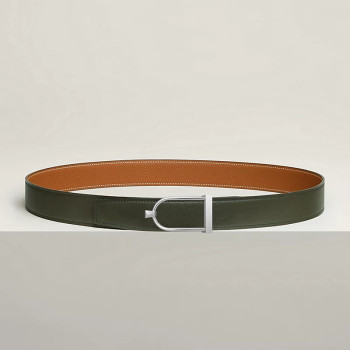 Ecrin 벨트 버클 & 리버서블 가죽 스트랩 32mm