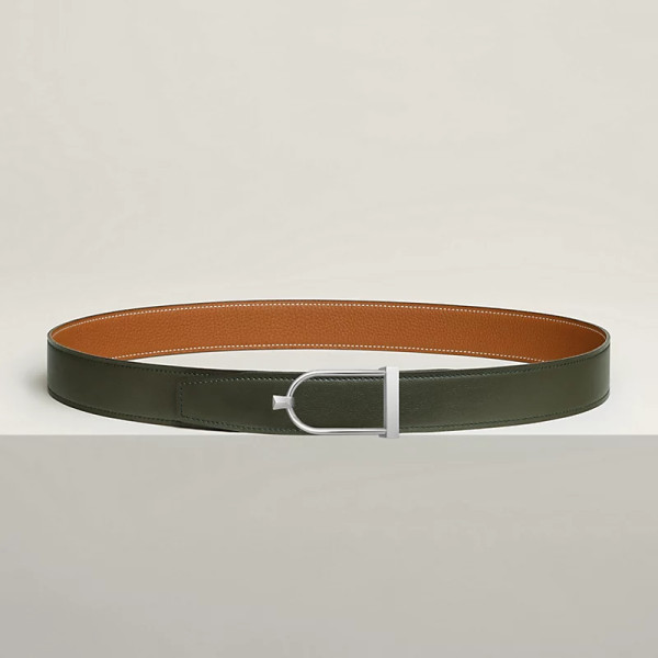 Ecrin 벨트 버클 & 리버서블 가죽 스트랩 32mm