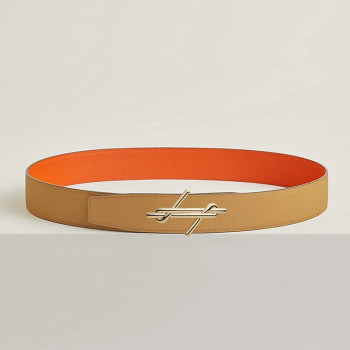 H Noue 벨트 버클 & 리버서블 가죽 스트랩 38mm 