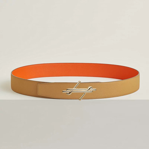 H Noue 벨트 버클 & 리버서블 가죽 스트랩 38mm 