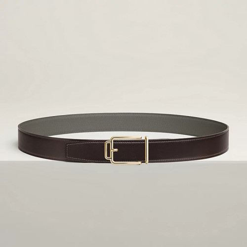 Volte-face 리버서블 벨트 버클 & 리버서블 가죽 스트랩 32mm